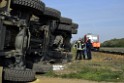 Schwerer VU LKW Zug Bergheim Kenten Koelnerstr P234